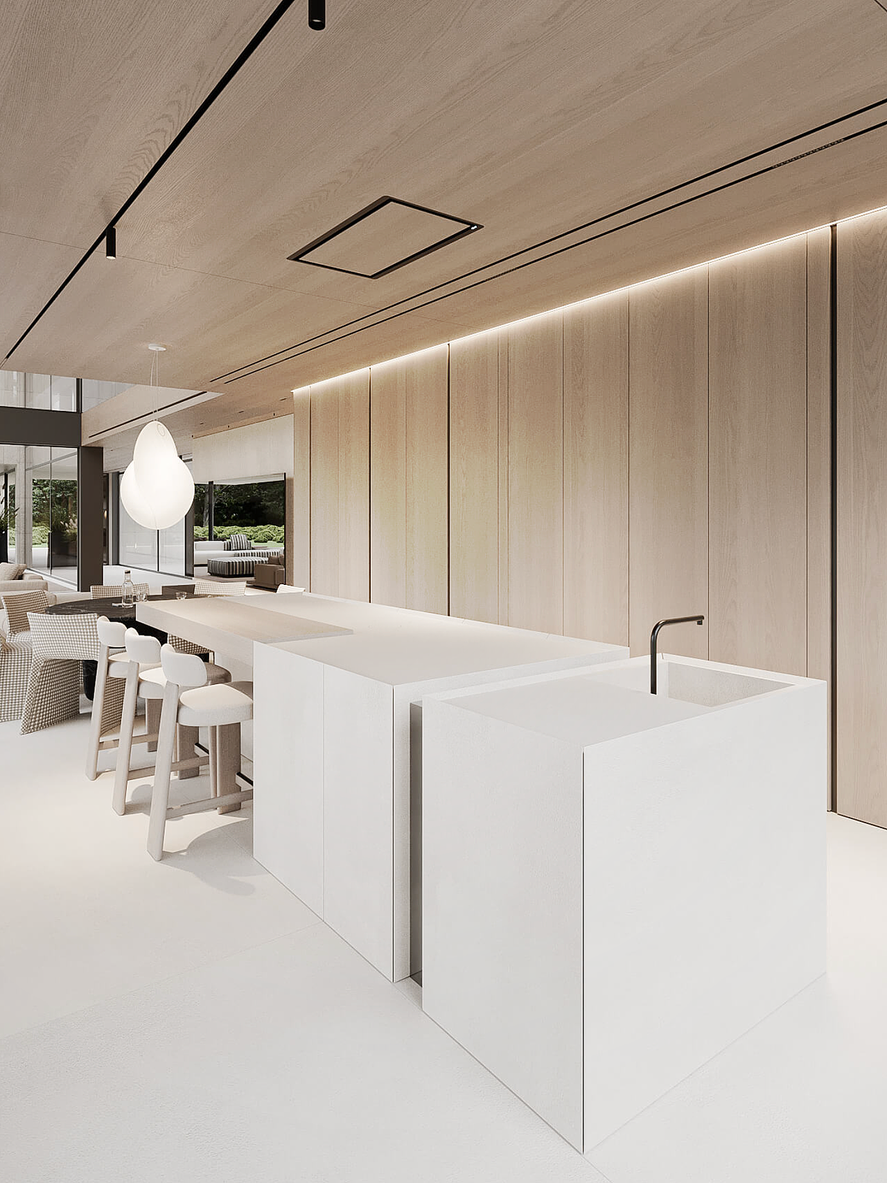 560㎡ 温馨怡人 现代简约 别墅（图ZMzYxMzA1MTAw） - 家装设计 - 站酷设计师舍作设计分享原创素材 - 站酷ZCOOL