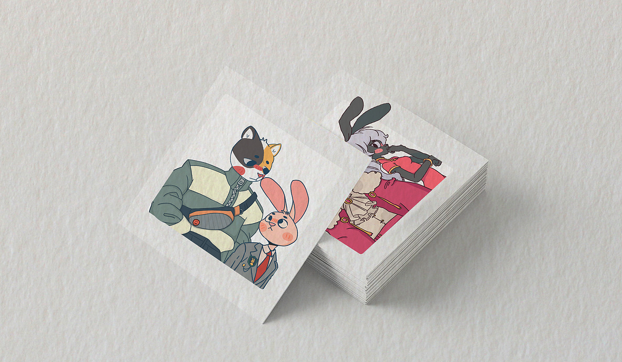 兔子們和他們的生肖朋友們（圖ZMzI2Nzk0MTky） - 其他平面 - 站酷設(shè)計師阿沠原創(chuàng)素材 - 站酷ZCOOL