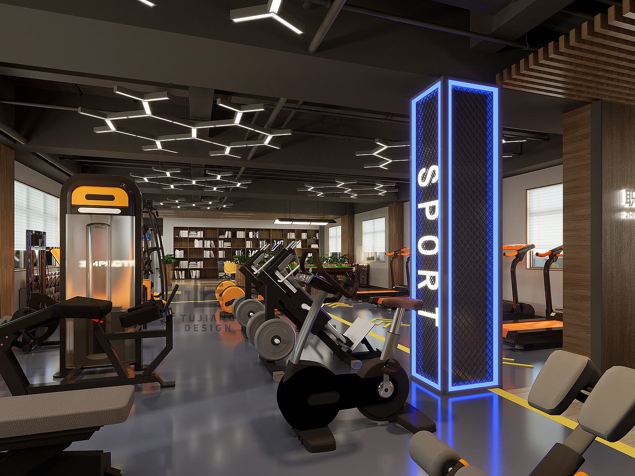 放松身心的愉悦之所|健身馆设计案例