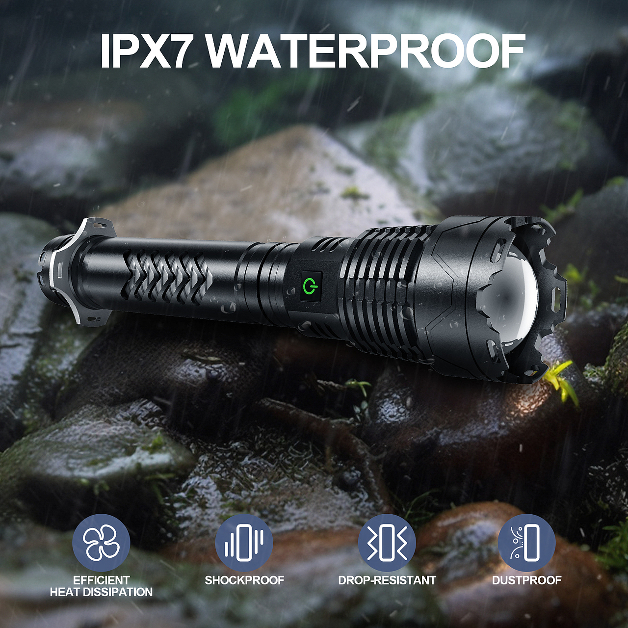 亚马逊P70-160-L手电筒套图A+（图ZMzY2NzkyOTg4） - 其他平面 - 站酷设计师Gleam998原创素材 - 站酷ZCOOL