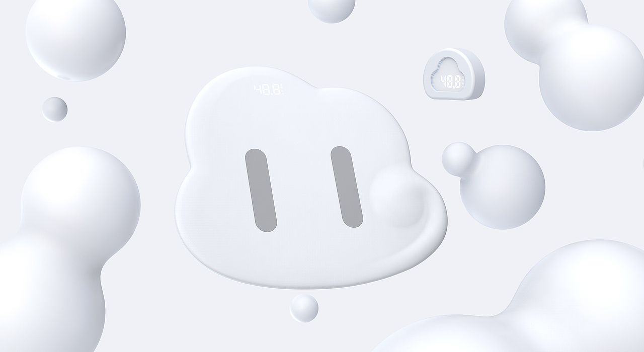 osheeps云朵体脂电子秤（图ZMzAzMDcyNDI0） - 生活用品 - 站酷设计师德利卡卡卡原创素材 - 站酷ZCOOL