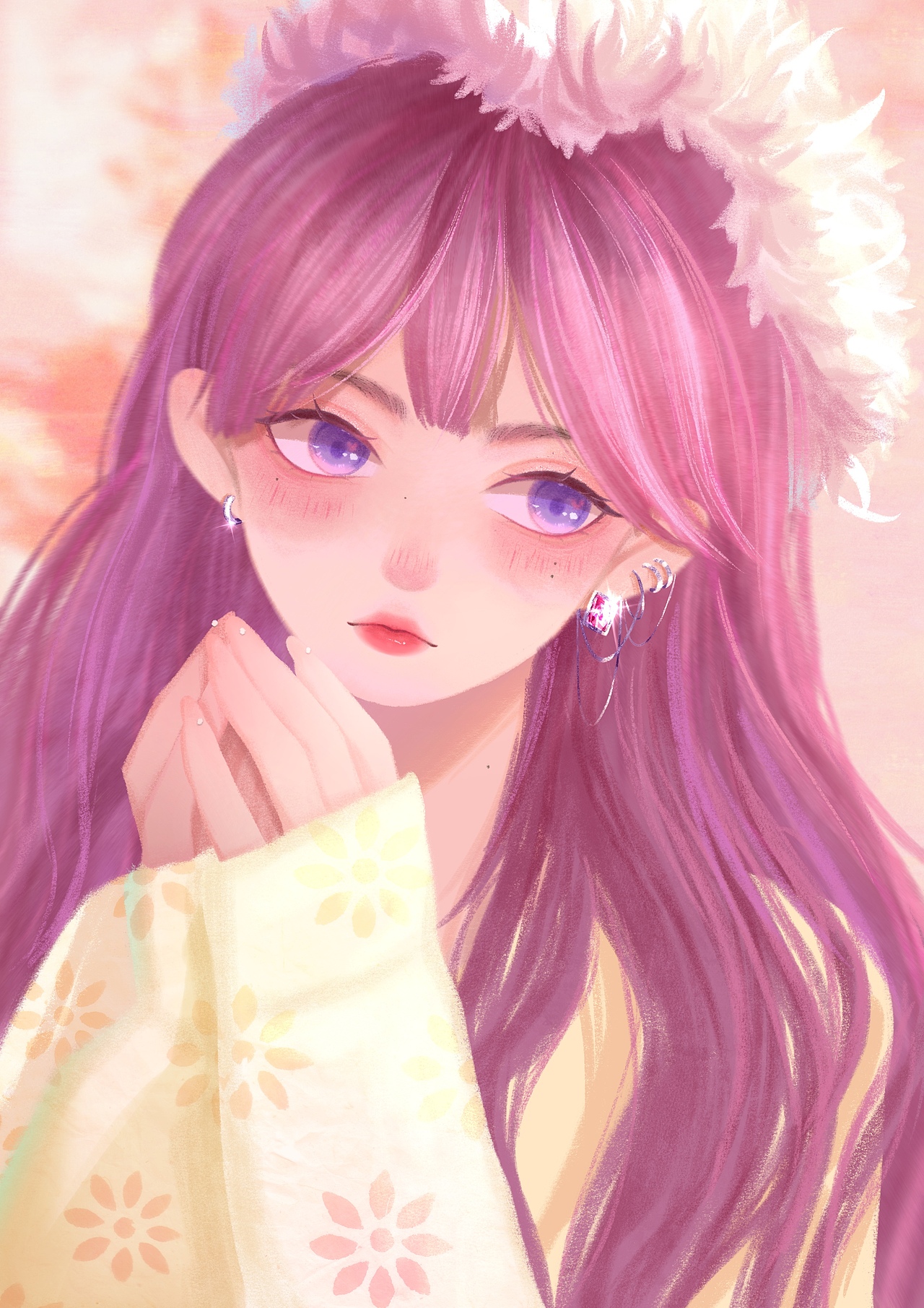 扁平风人物插画丨头像