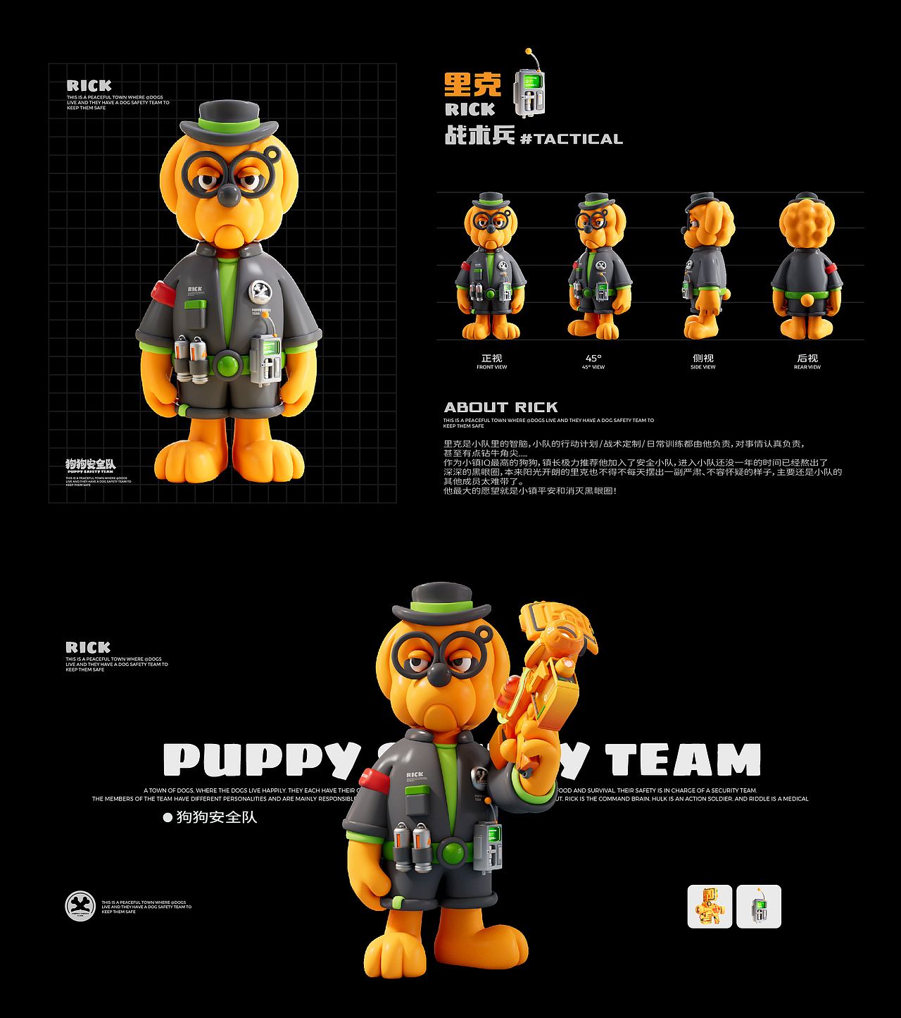 【狗狗安全队报到!PUPPYSAFETYTEAM】IP设计|IP家族