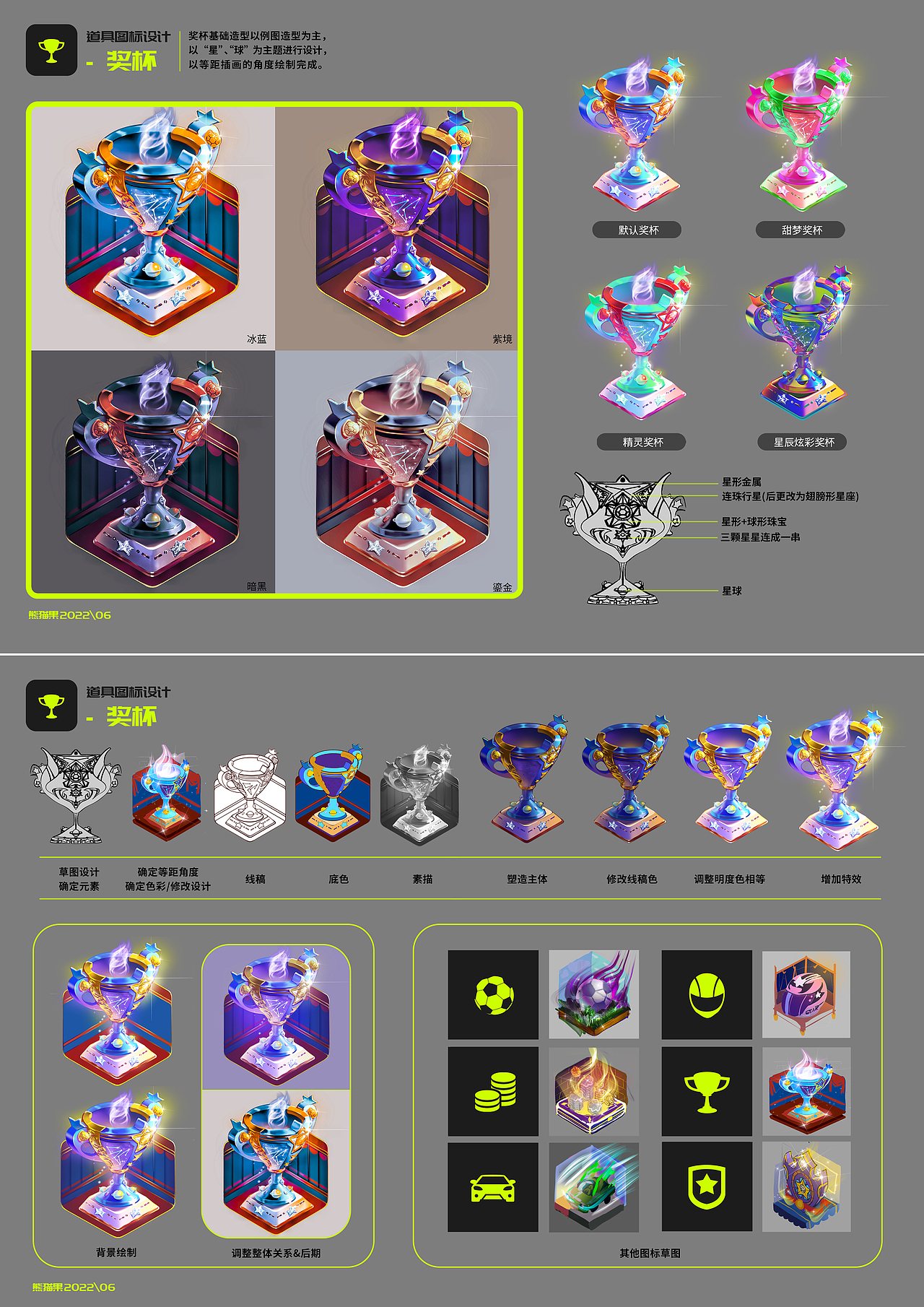 奖杯ICON设计 游戏图标设计（图ZMzAzNDMxNzA4） - 图标 - 站酷设计师熊果Art原创素材 - 站酷ZCOOL