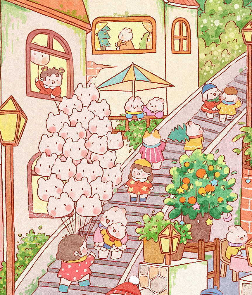 兔兔小镇欢乐圣诞节