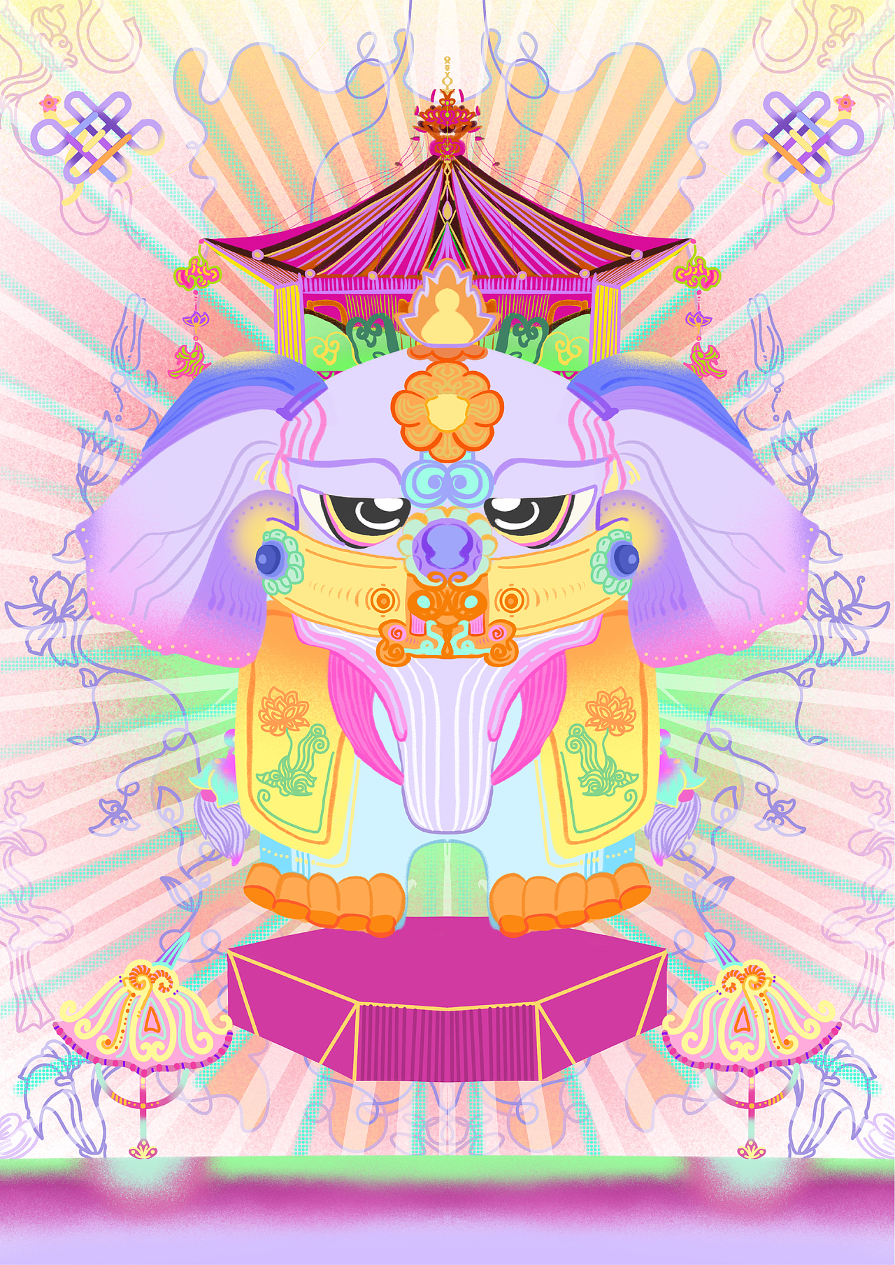 进入精神庙堂（图ZMzY2MDE1NjQw） - 艺术插画 - 站酷设计师Tongoon原创素材 - 站酷ZCOOL