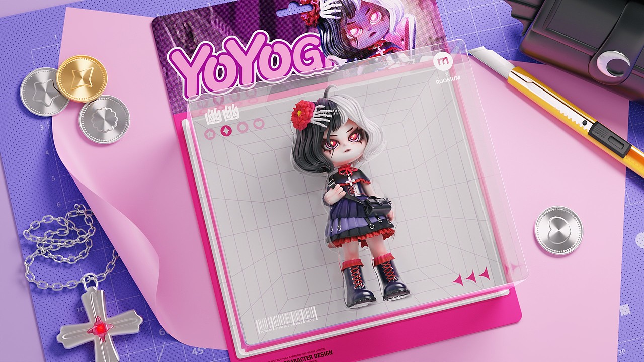 【YoYoGir】丨IP形象设计丨手办潮玩丨原创作品（图ZMzUzNTM4MDQ4） - IP形象 - 站酷设计师若木M原创素材 - 站酷ZCOOL