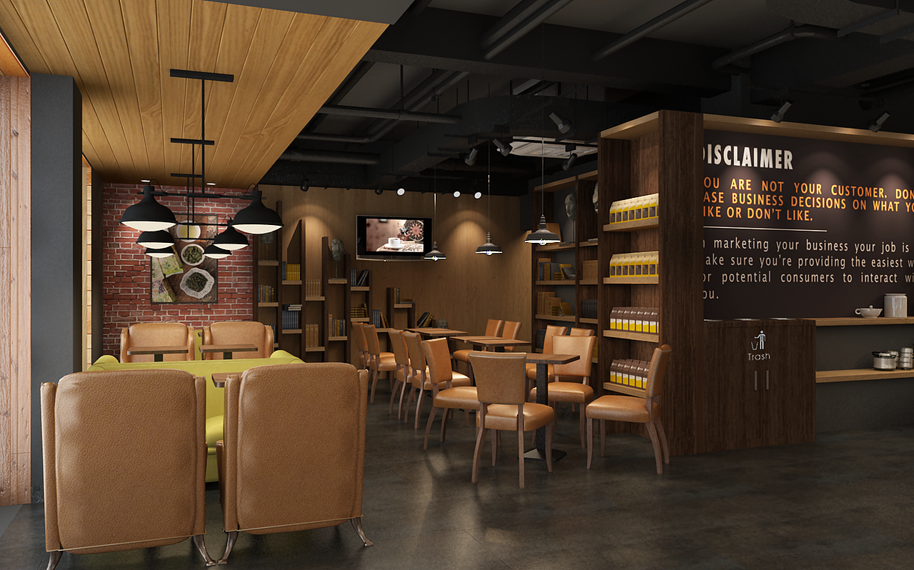 咖啡门店设计|装修设计