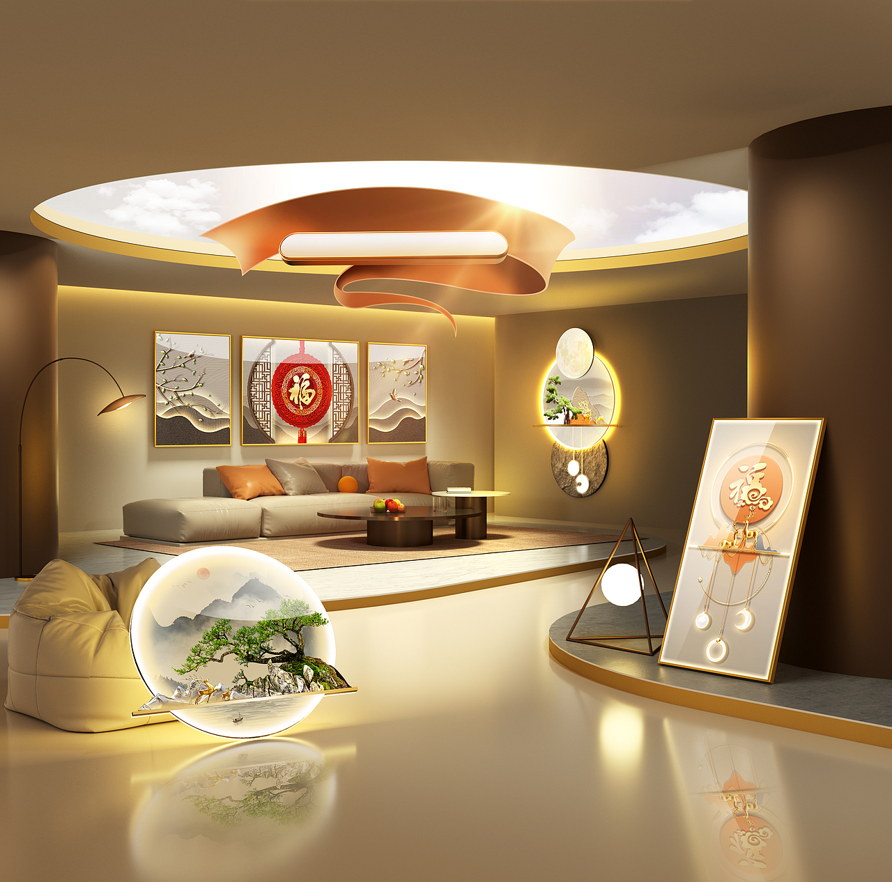 装饰画首页渲染（图ZMzI3NjI4MTc2） - 产品 - 站酷设计师赛乐君原创素材 - 站酷ZCOOL
