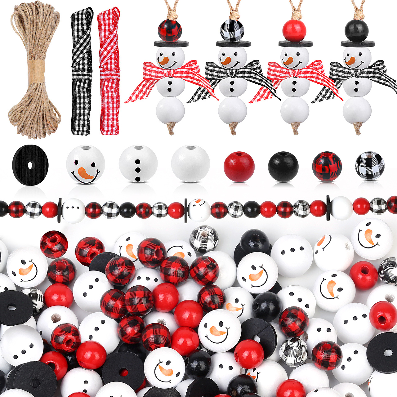 亚马逊主图-圣诞木珠