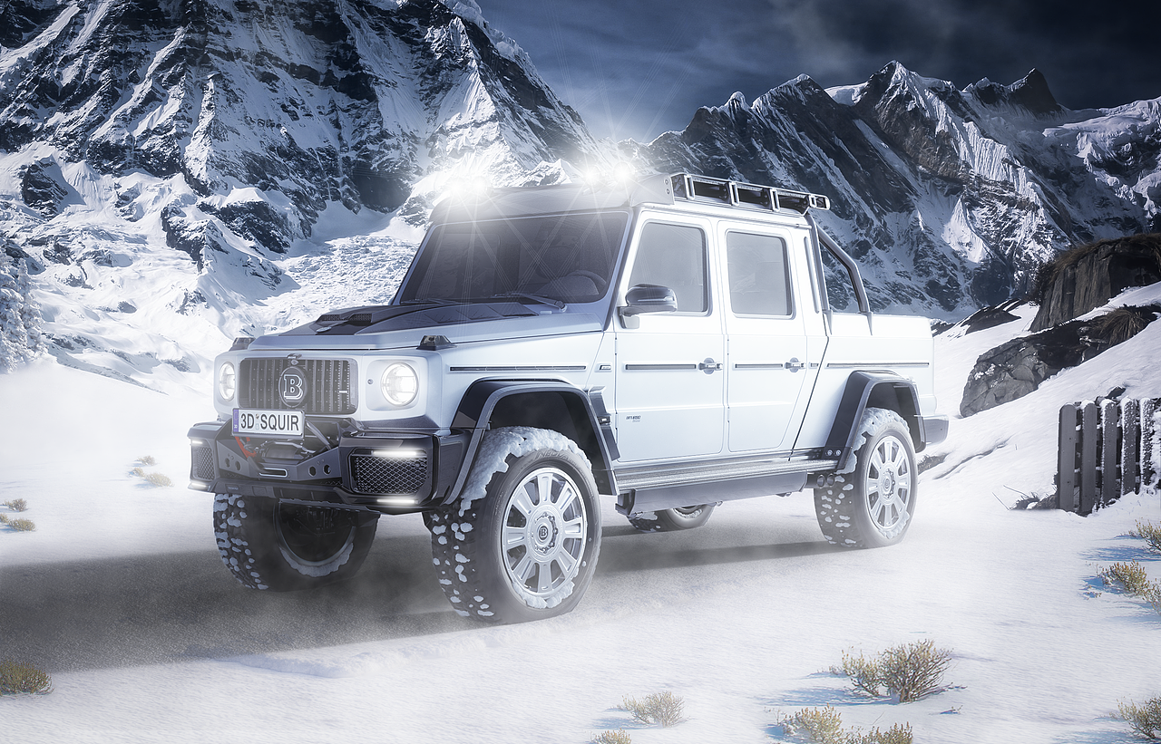 Brabus 800 Adventure XLP CGI | Blender（圖ZMzUwNjc4ODU2） - 機(jī)械/交通 - 站酷設(shè)計(jì)師Rystal丶原創(chuàng)素材 - 站酷ZCOOL