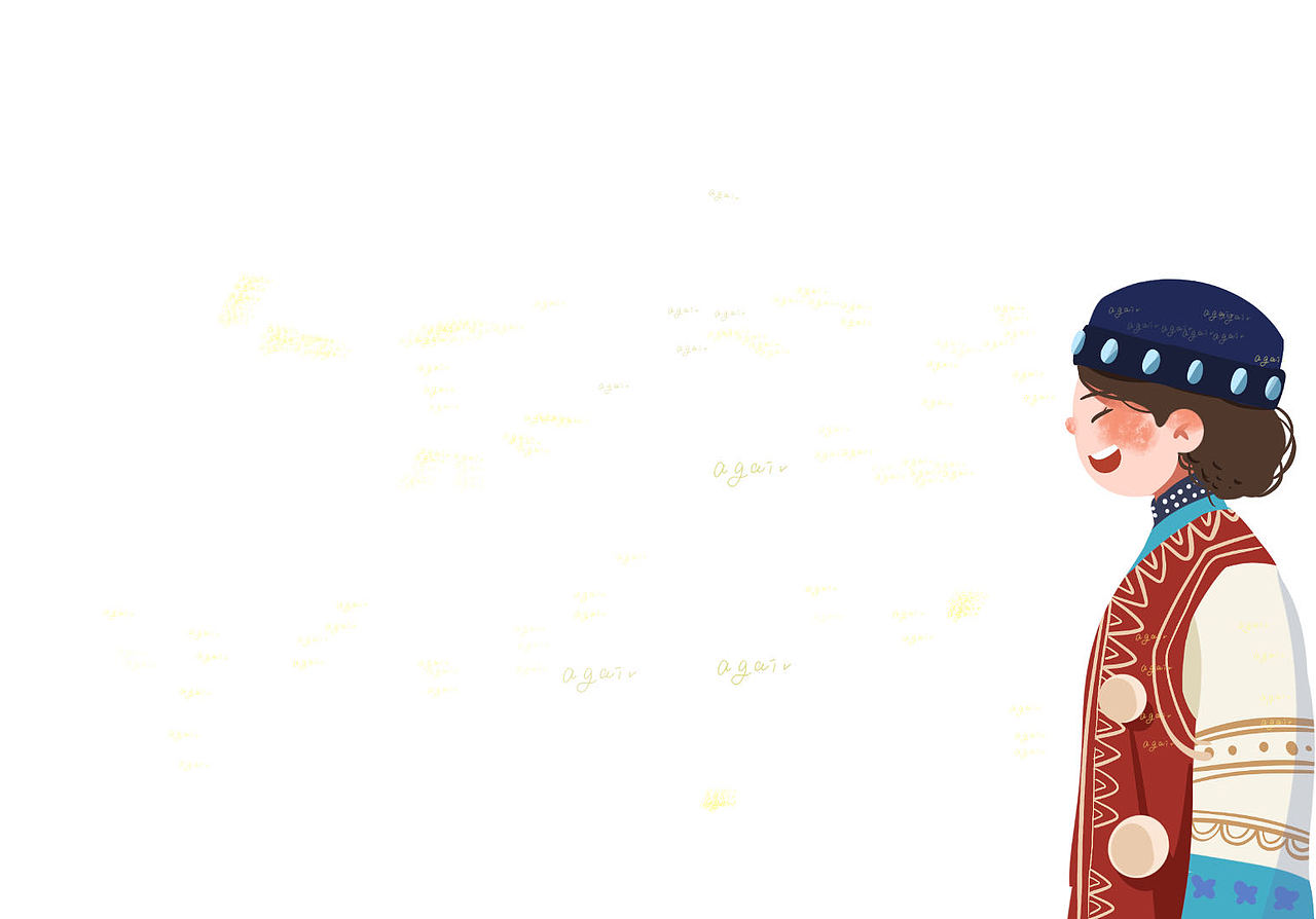 民族人物插畫（圖ZMzYwMzkxNzk2） - 繪本 - 站酷設(shè)計師啊蓋桑原創(chuàng)素材 - 站酷ZCOOL