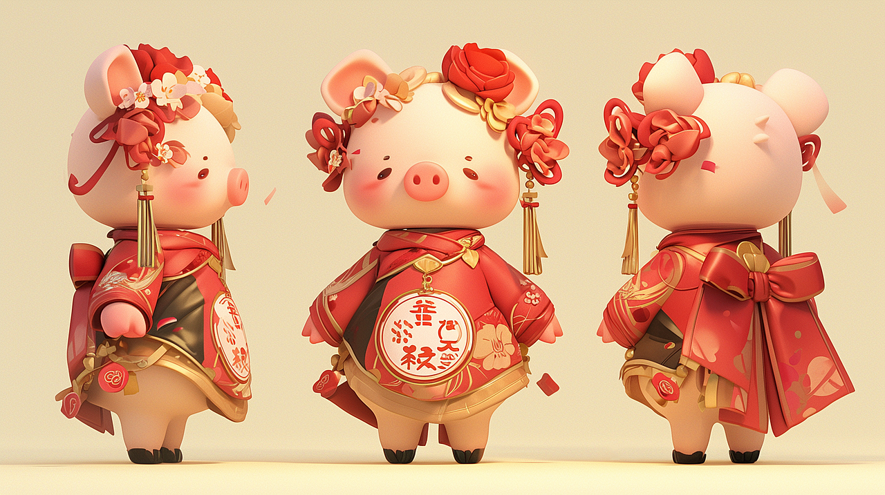 十二生肖三视图