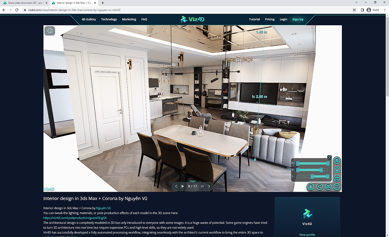  使您的 3dsMax 设计在浏览器上显示为实时 archviz