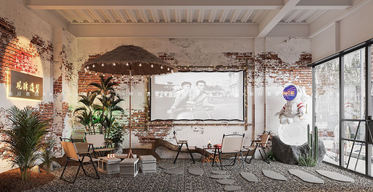 和川高端表现 | 工装理发店