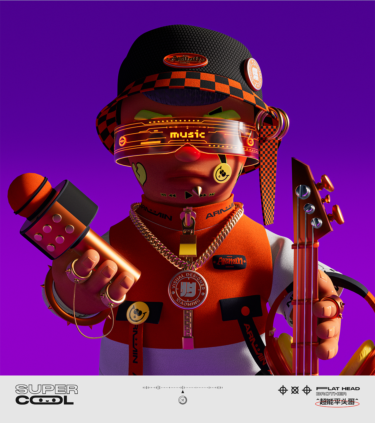 #WOW 超能平头哥（图ZMzE0OTA0Njcy） - 人物/生物 - 站酷设计师小明不是小名原创素材 - 站酷ZCOOL