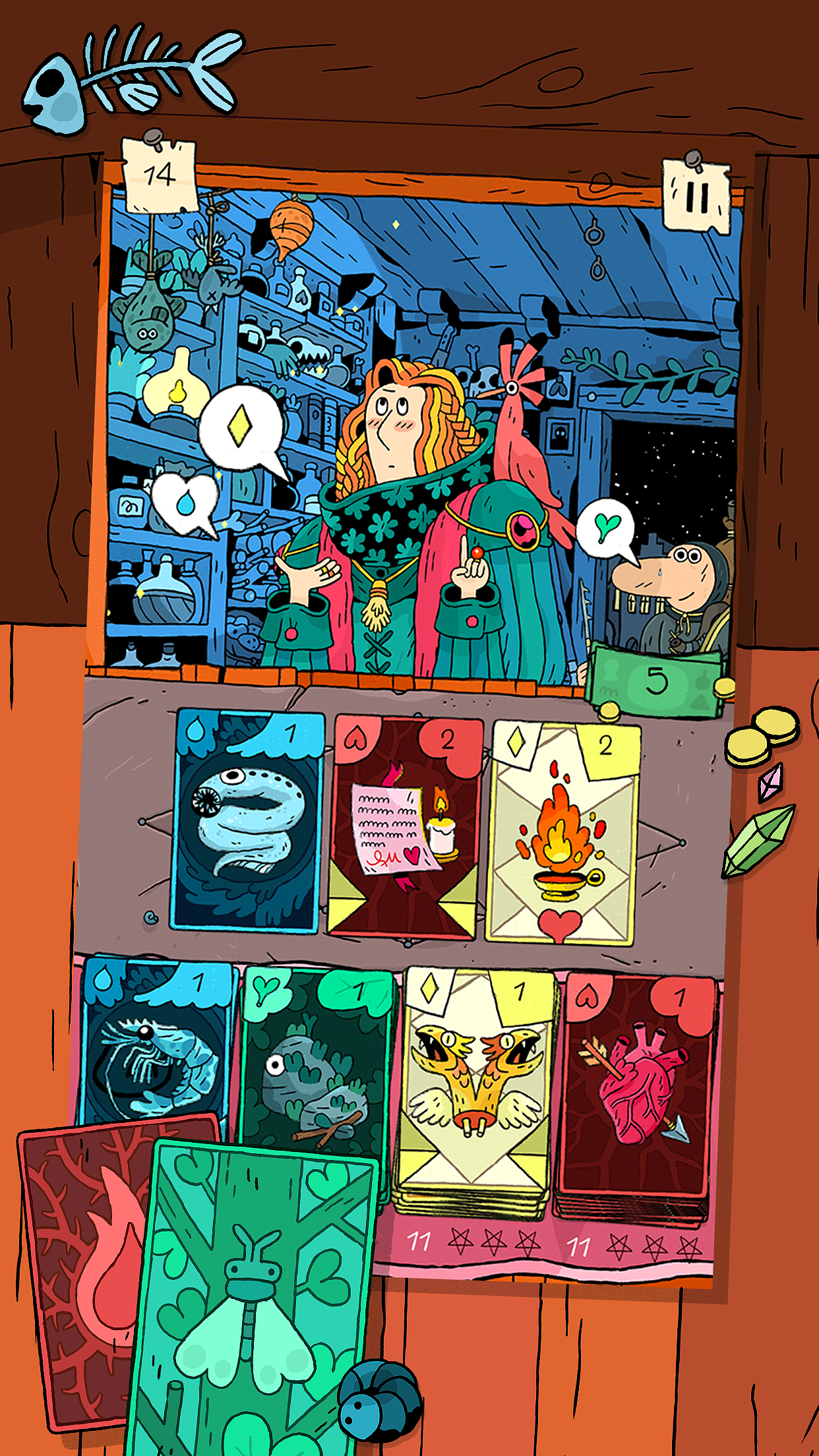 奇迹商人 |插画风游戏UI视觉分享