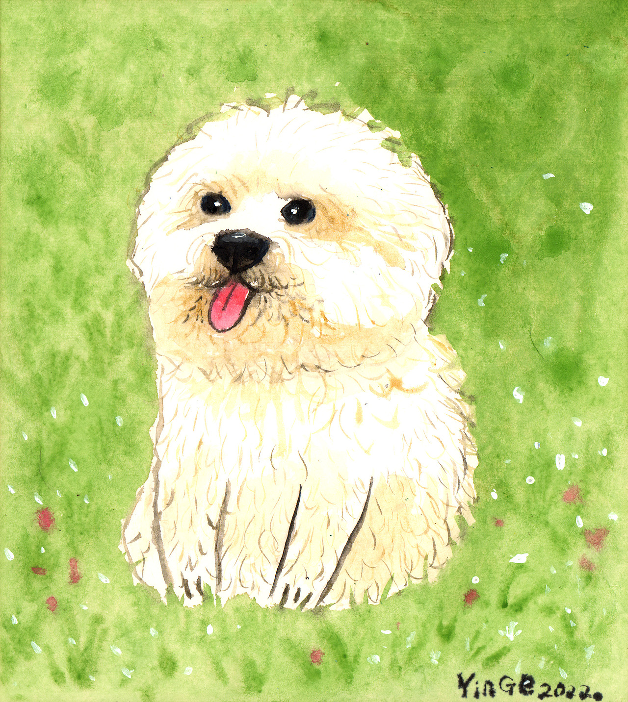 无偿为粉丝画猫狗活动,在站酷也来一波,三天截止。