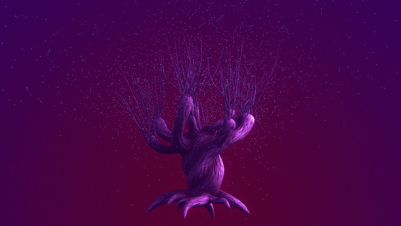 克苏鲁神话树神-C4D作品（图ZMzA1NjY3NTUy） - 人物/生物 - 站酷设计师Z坐标原创素材 - 站酷ZCOOL