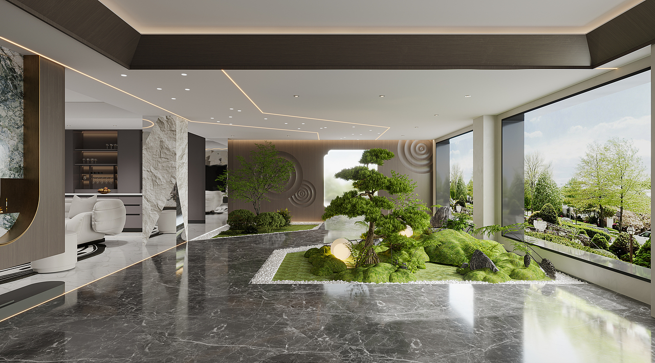 现代｜工装表现 | 展厅（图ZMzYyNDg0NDUy） - 家装设计 - 站酷设计师一只小星星星原创素材 - 站酷ZCOOL