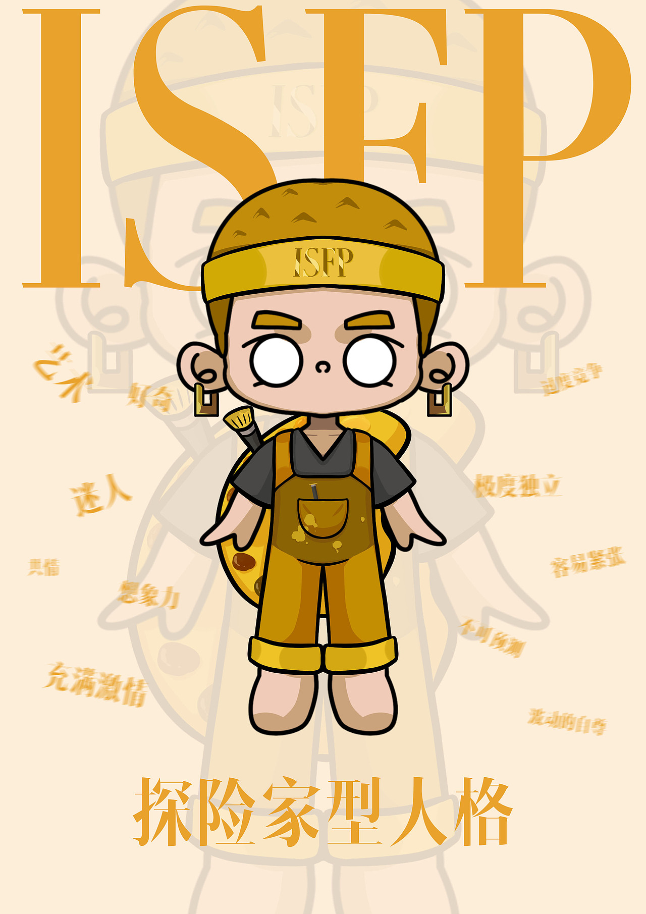 White Eyes Kid | MBTI16人格（图ZMzYwOTUzNTI0） - IP形象 - 站酷设计师野生鷠原创素材 - 站酷ZCOOL