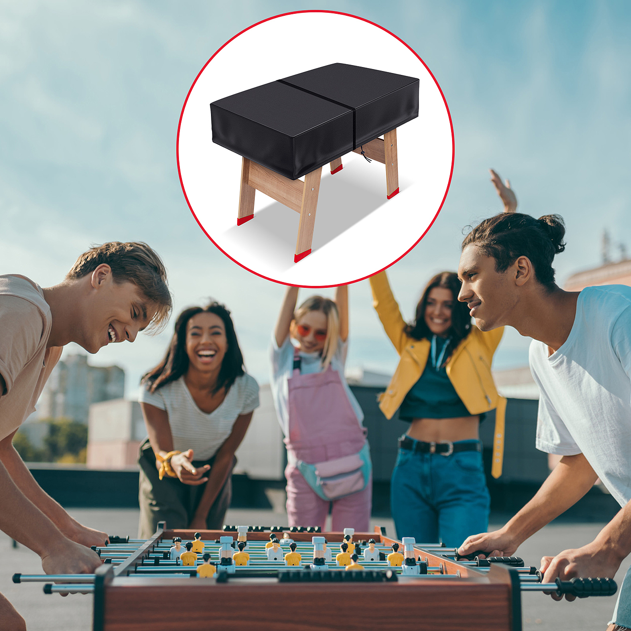 足球桌罩/桌上足球防护罩/足球桌保护罩/跨境足球桌罩