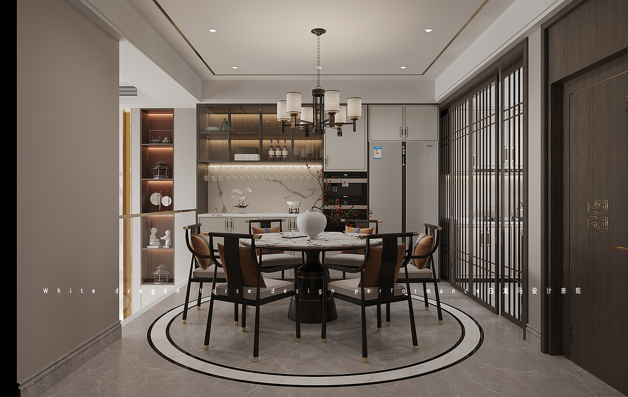 新中风格-白龙马效果图