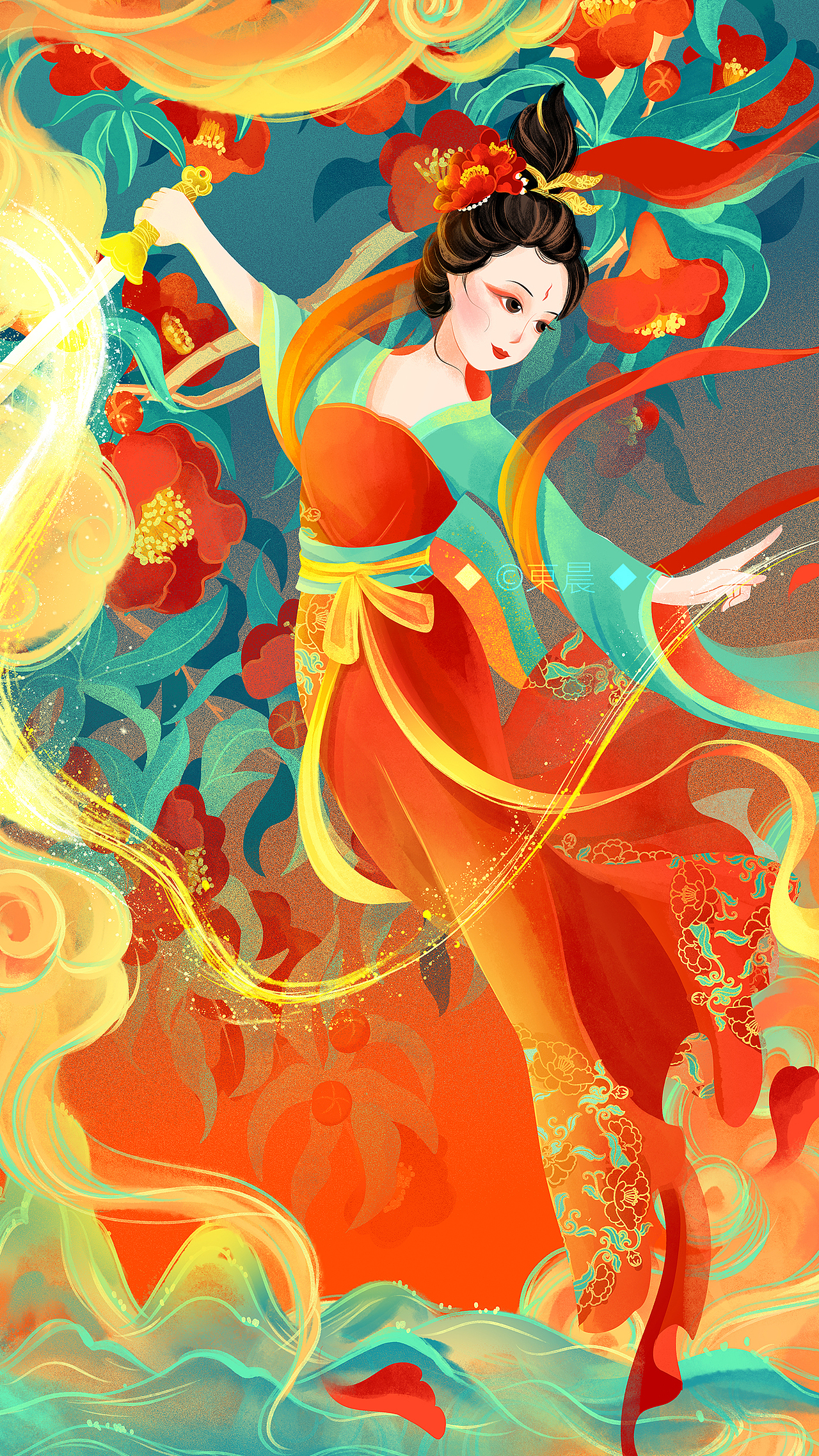 月令花神花卉插画（图ZMzI3NTQwNDM2） - 商业插画 - 站酷设计师東晨原创素材 - 站酷ZCOOL