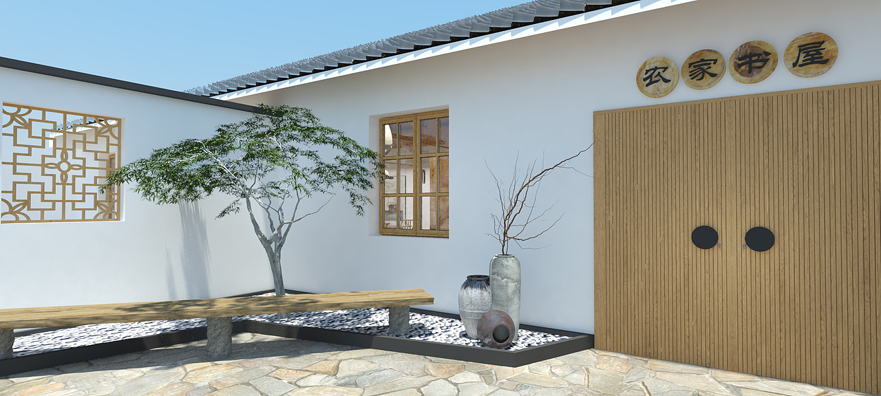 農(nóng)家書屋小練習(xí)（圖ZMzQ1MDYzMzUy） - 展陳設(shè)計 - 站酷設(shè)計師AnnnnChou原創(chuàng)素材 - 站酷ZCOOL