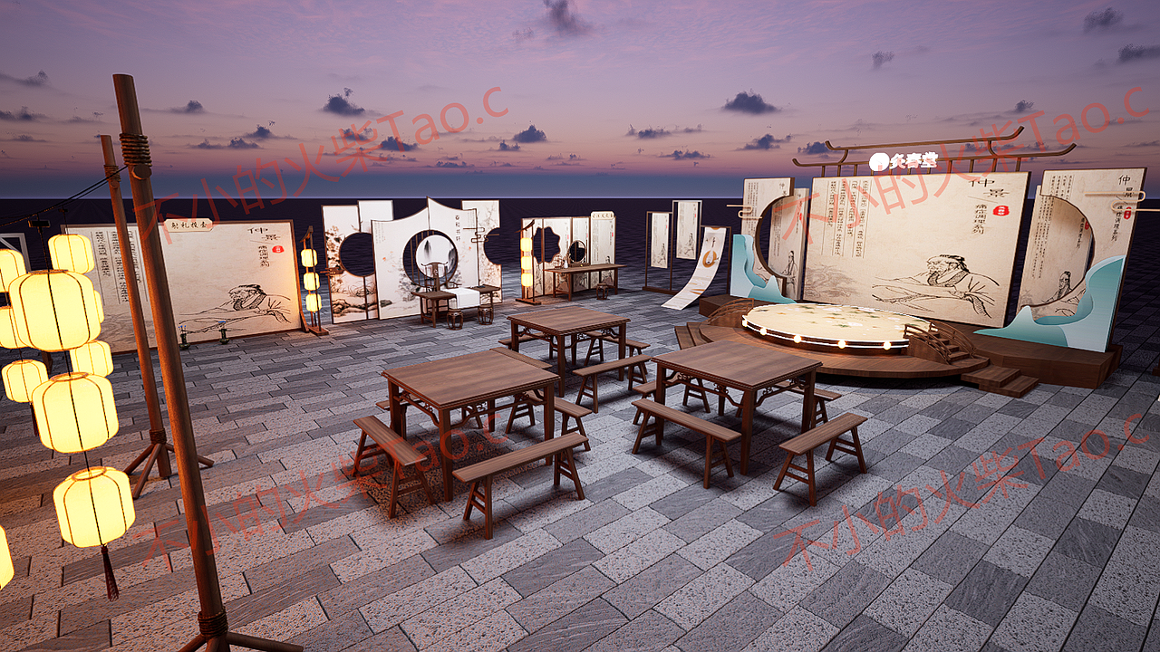 灸春堂-活动布置