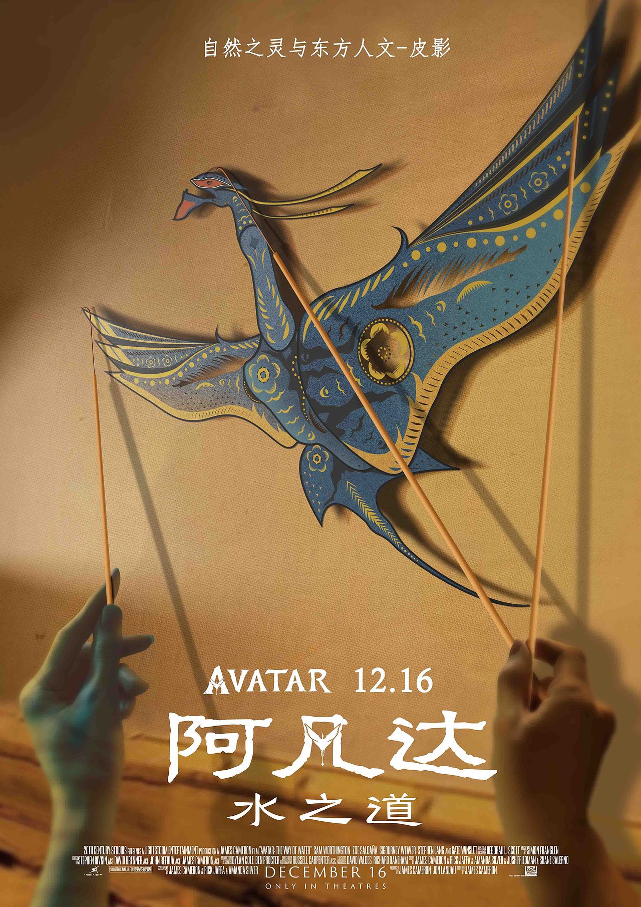 阿凡达-遇见东方海报设计