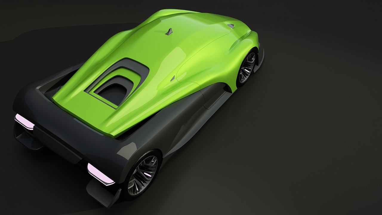 概念车效果习作——迈凯伦2032