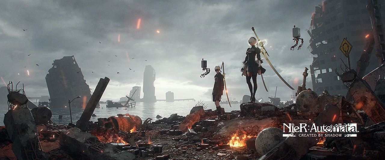 NieR:Automata 风格图（图ZMzE4MDM4NTUy） - 场景 - 站酷设计师SHADOW_2049原创素材 - 站酷ZCOOL