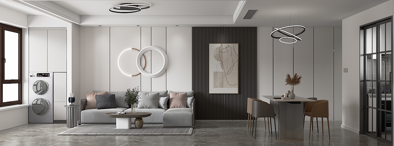 108㎡现代风格样板间