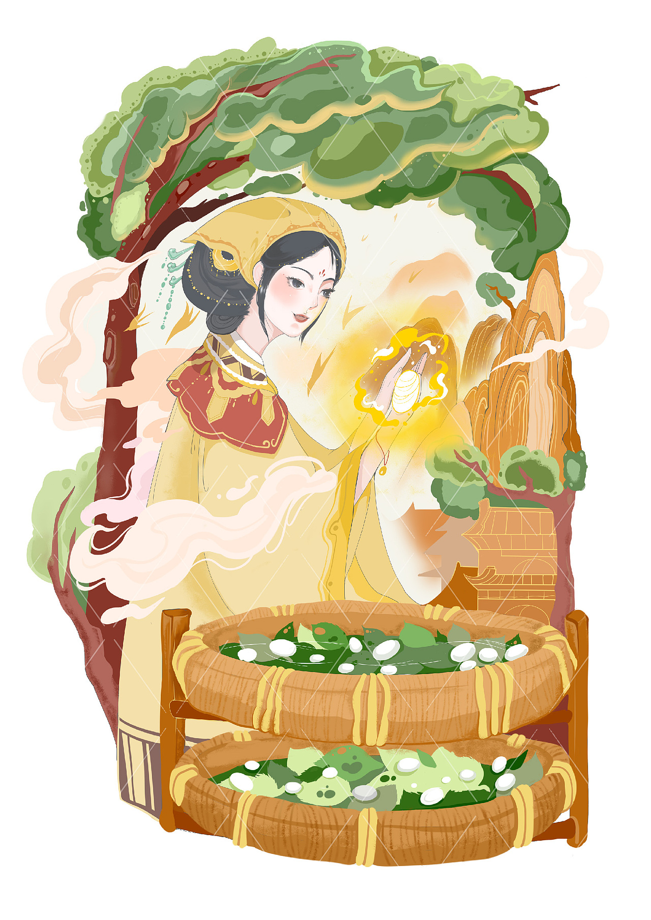 ---系列插畫（圖ZMzE2NjU4MTM2） - 包裝 - 站酷設(shè)計(jì)師周富貴兒原創(chuàng)素材 - 站酷ZCOOL