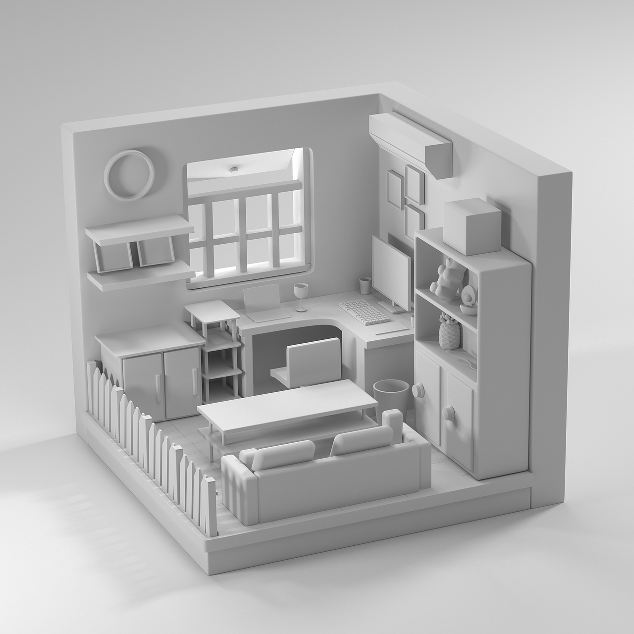 蜂巢小房间 原创（图ZMzE3ODg2OTQw） - 场景 - 站酷设计师HPGH原创素材 - 站酷ZCOOL