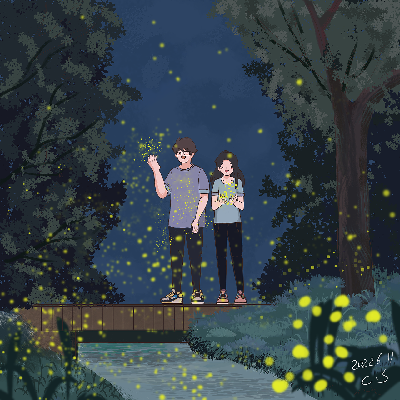 萤火虫（图ZMzA0NjEyNjUy） - 创作习作 - 站酷设计师圣诞树下的礼物原创素材 - 站酷ZCOOL