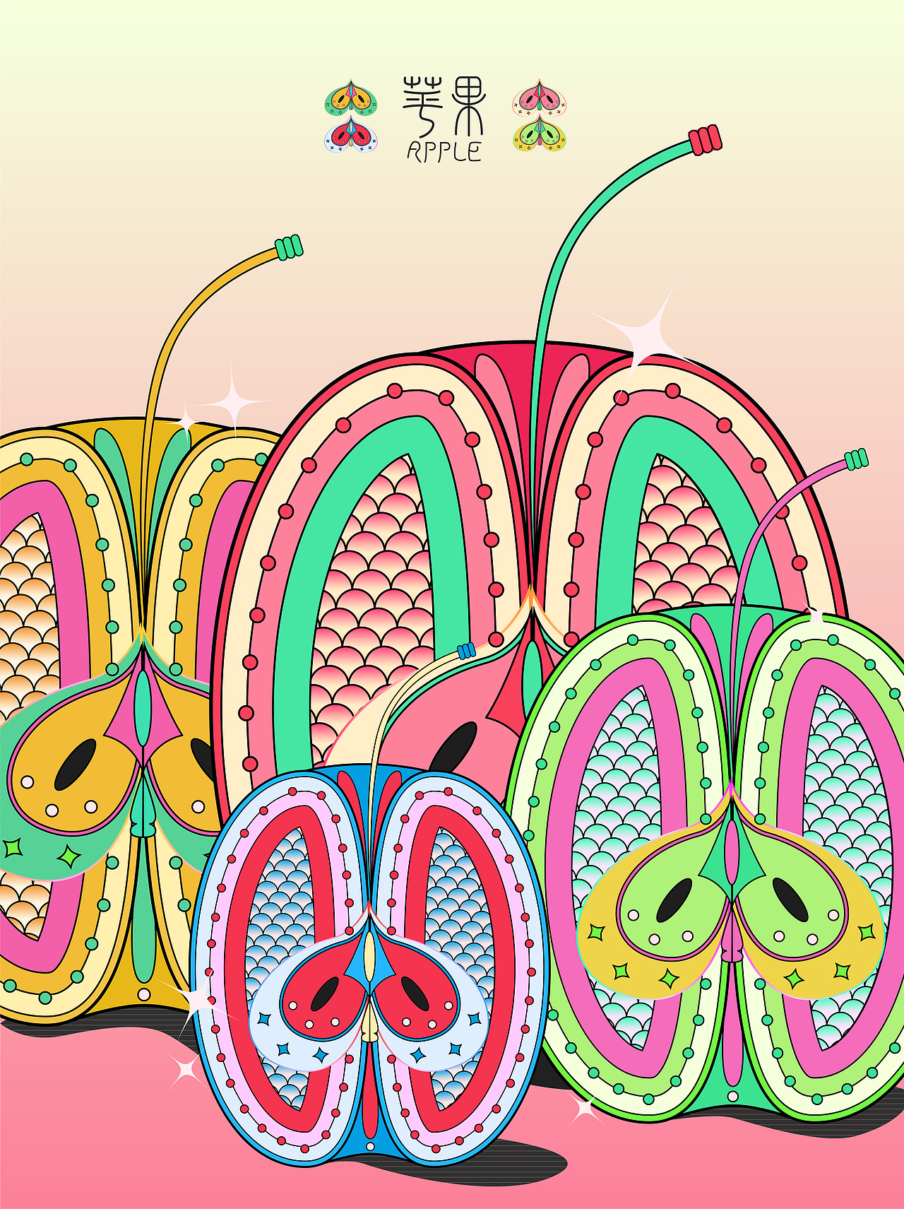 FOR FUN-水果-苹果aipo