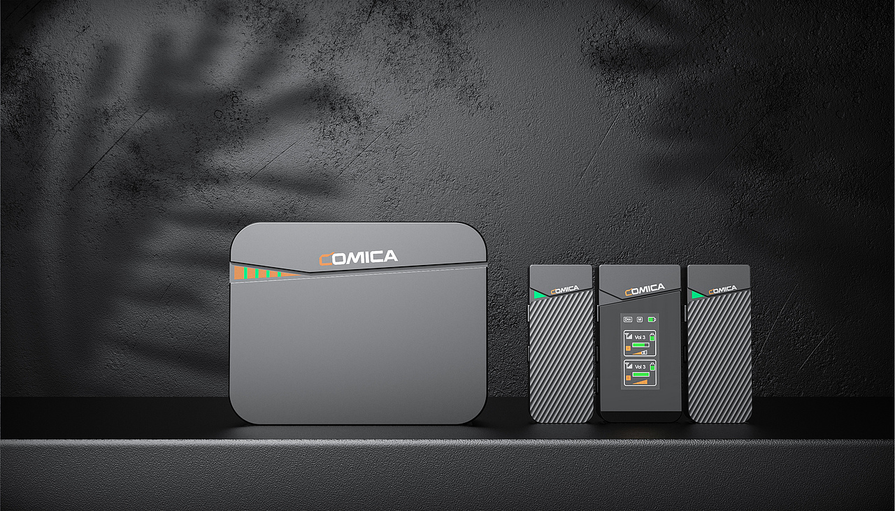 无线领夹麦克风带充电盒设计（图ZMzI1MTYwNzIw） - 电子产品 - 站酷设计师DSone原创素材 - 站酷ZCOOL