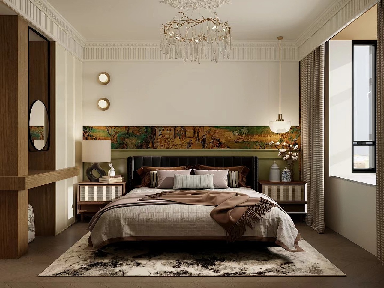 法式复古 混搭（图ZMzY2NDY5NDQ0） - 家装设计 - 站酷设计师王慧婷室内设计原创素材 - 站酷ZCOOL