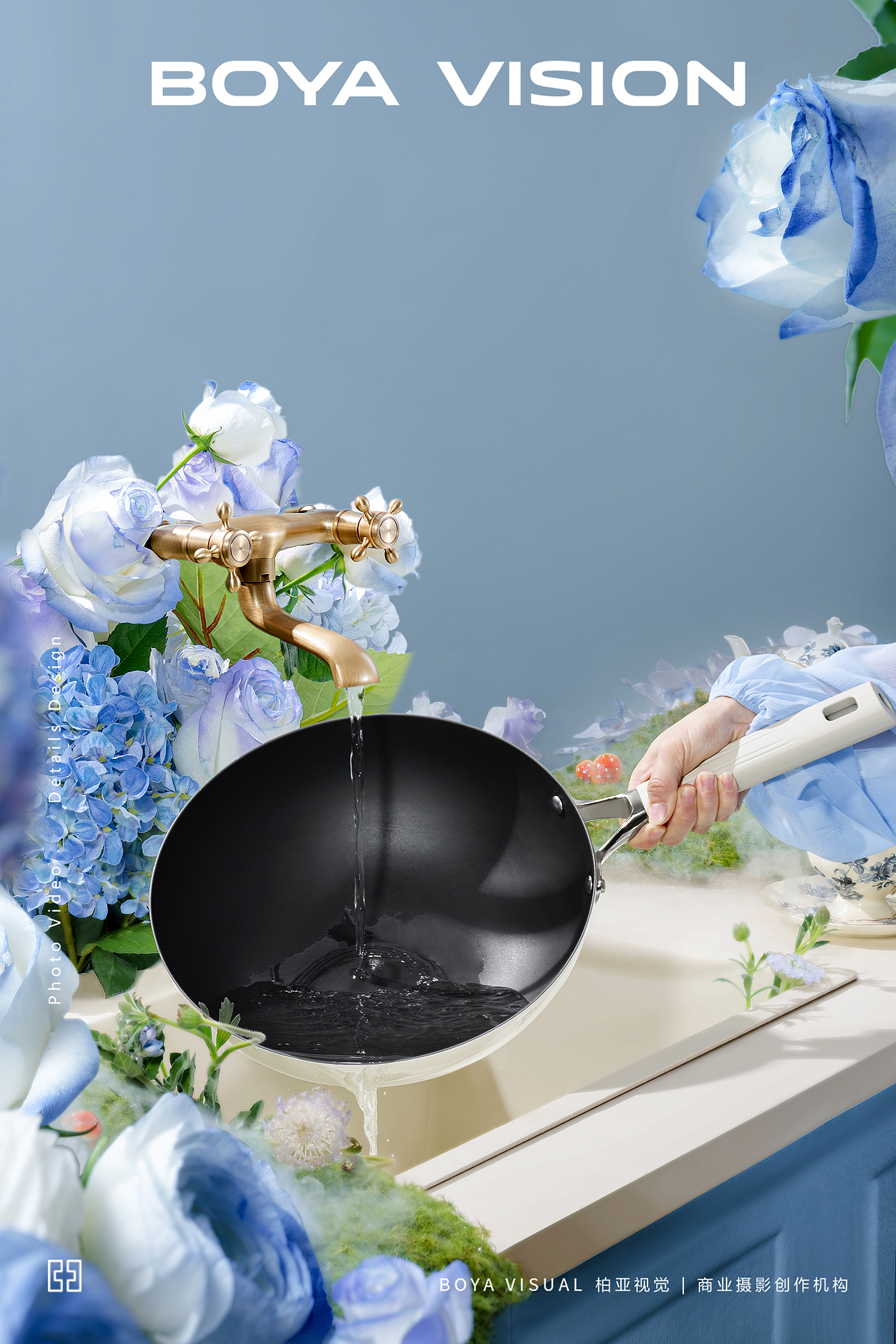 厨具摄影 ｜苏宁易购 0涂层轻量炒锅 X BOYA 视觉创作（图ZMzU3NDU1ODI0） - 产品摄影 - 站酷设计师柏亚视觉摄影原创素材 - 站酷ZCOOL