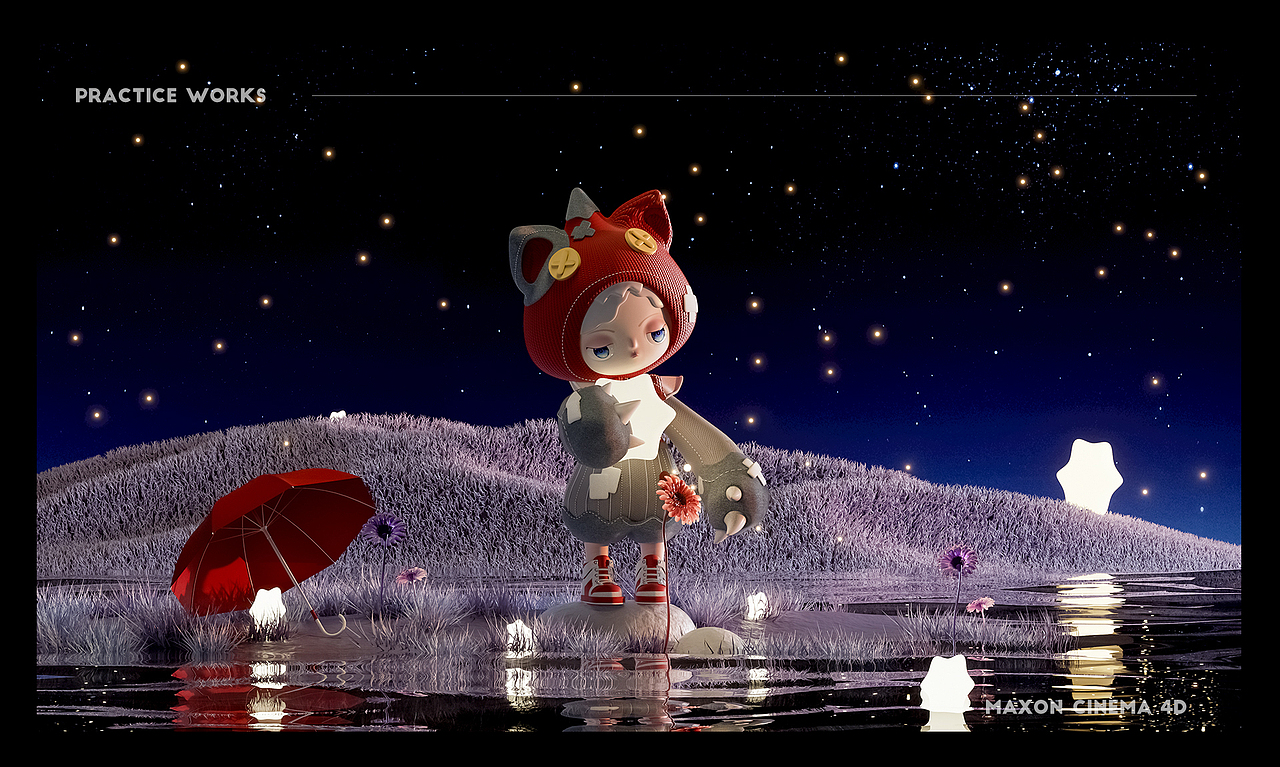 IP建模渲染-个人练习（图ZMzA5MDI3MDYw） - 其他三维 - 站酷设计师刘三岁_原创素材 - 站酷ZCOOL