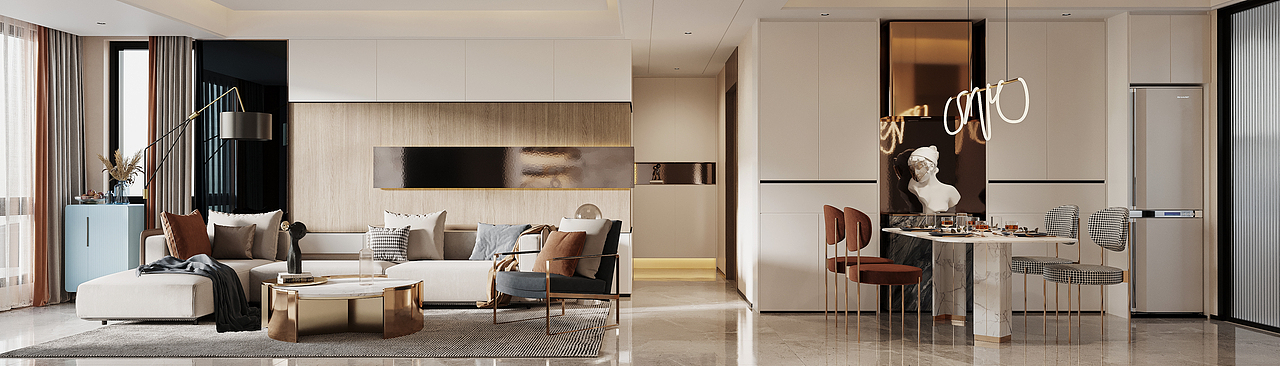 新中式&轻奢家装