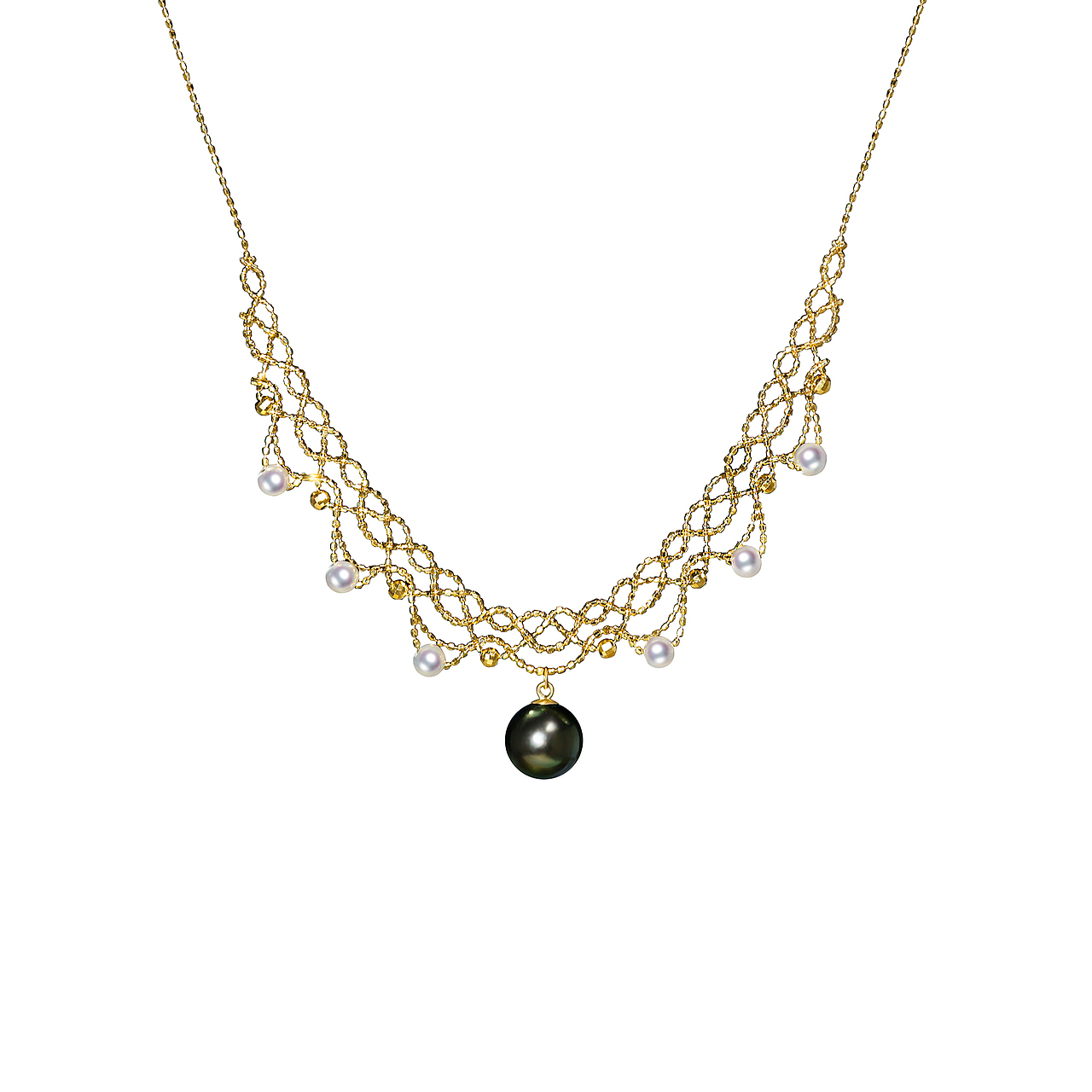 珠宝产品摄影 - 珍珠项链系列