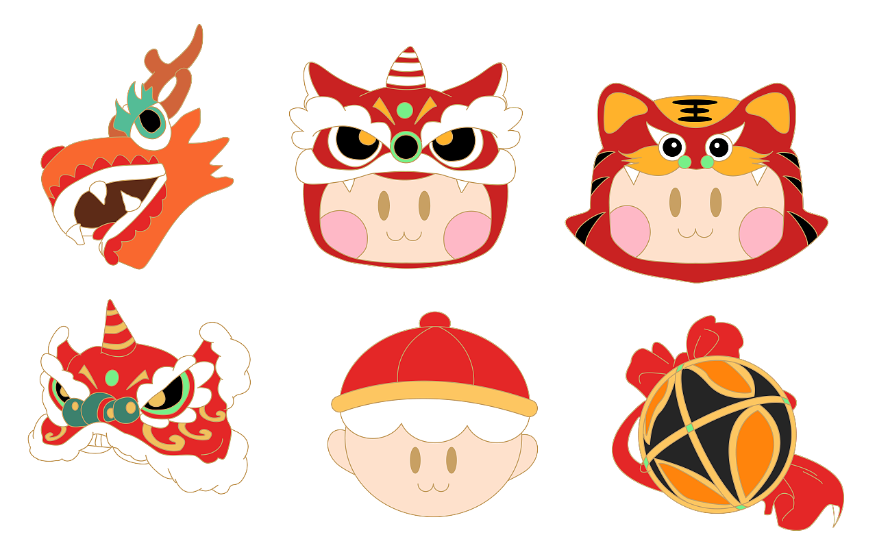 「虎虎大吉2022」虎年IP角色设计