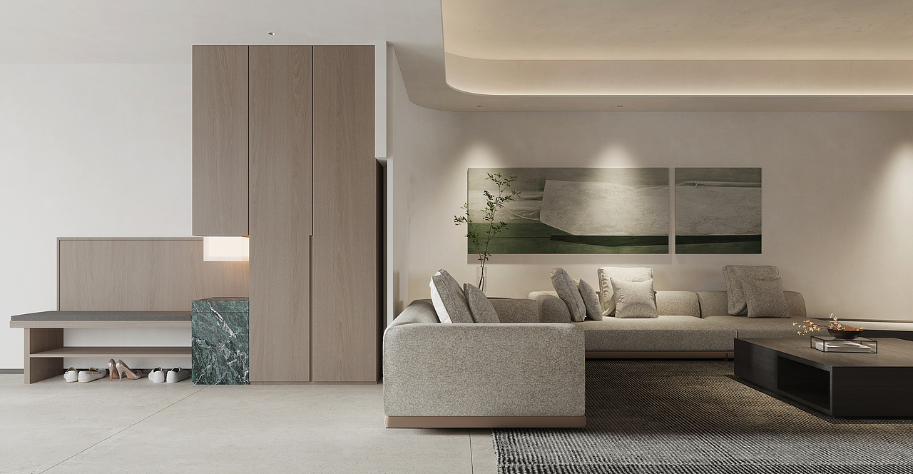 十方策设计｜240m²现代平层（图ZMzEwMTU4MjU2） - 家装设计 - 站酷设计师十方策空间设计原创素材 - 站酷ZCOOL