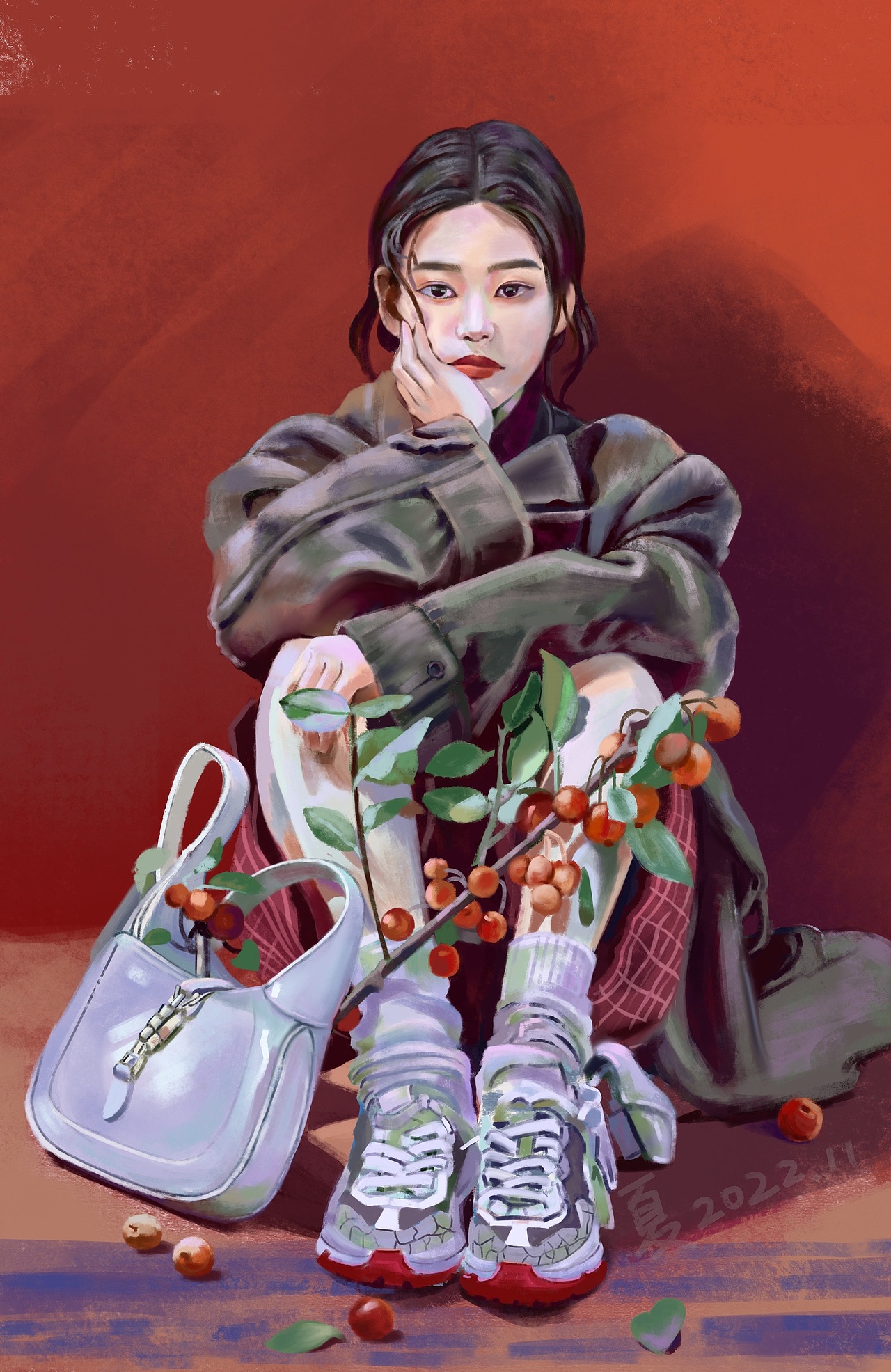 色彩人像练习（图ZMzIzMzU4MDAw） - 绘画 - 站酷设计师夏绘生原创素材 - 站酷ZCOOL