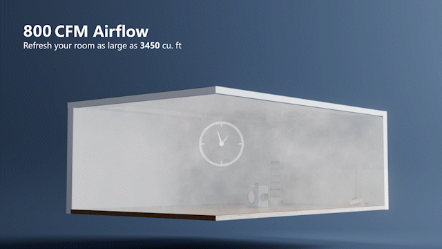 空气洗涤器三维动画