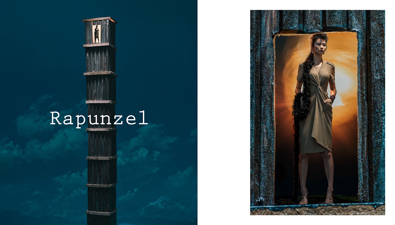 创意摄影｜Byron Lars现代童话-长发姑娘