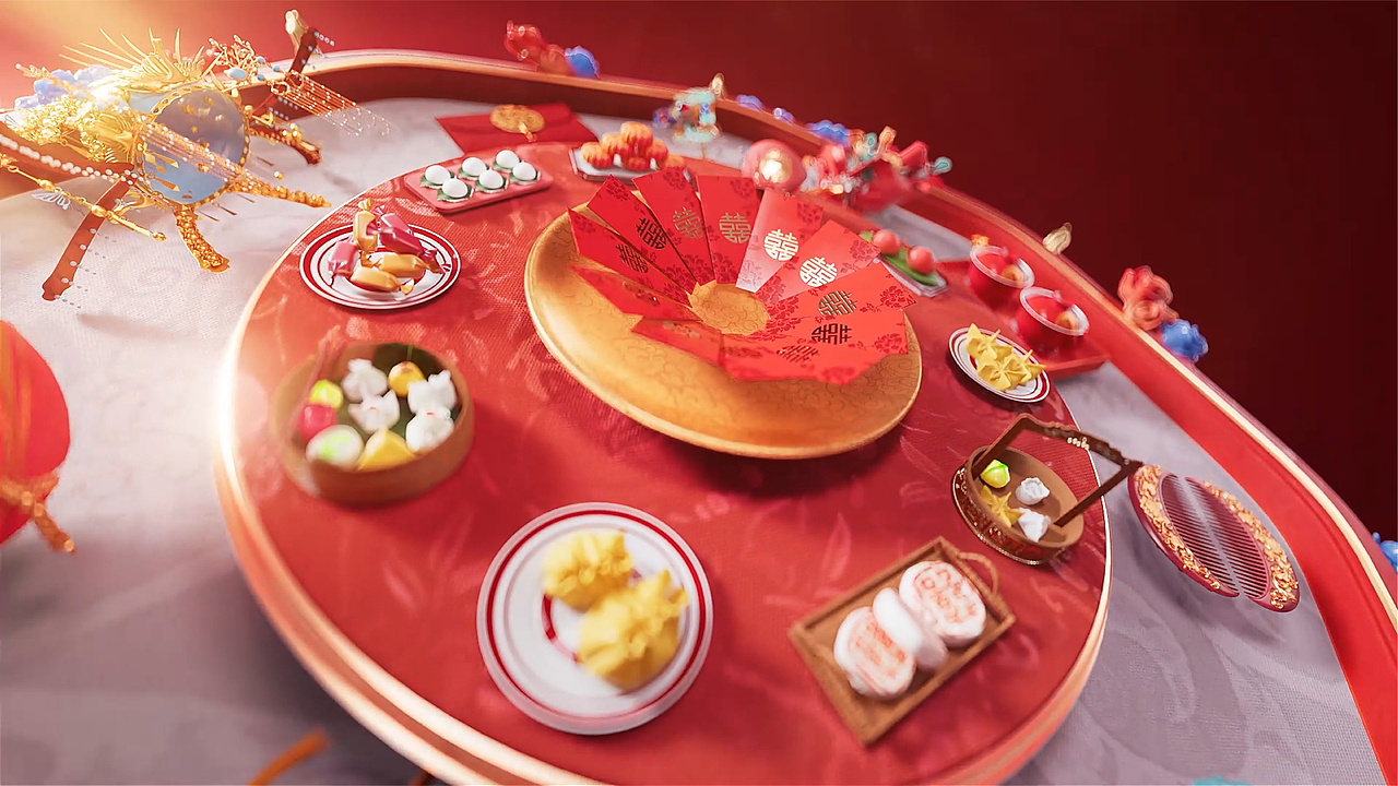 中国婚礼—好事成双季 片头动画（图ZMzM5MjYxNDM2） - 动画/影视 - 站酷设计师2XLabs原创素材 - 站酷ZCOOL